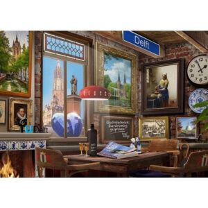 Delfts Café Puzzel 1000 Stukjes 3749551