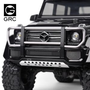 Desert Aluminium Front Bumper Silver - Traxxas TRX-6 28633