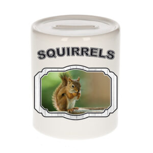 Dieren eekhoorn spaarpot - squirrels/ eekhoorns spaarpotten kinderen 9 cm 10257146