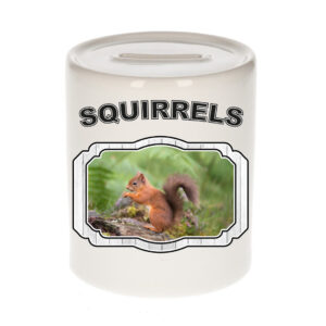 Dieren eekhoorntje spaarpot - squirrels/ eekhoorntjes spaarpotten kinderen 9 cm 10250737