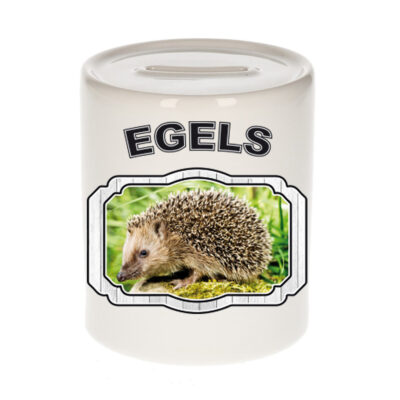 Dieren egel spaarpot - egels/ egels spaarpotten kinderen 9 cm 10257136