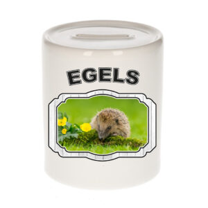 Dieren egel spaarpot - hedgehogs/ egels spaarpotten kinderen 9 cm 10250769