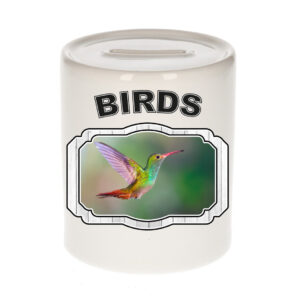 Dieren kolibrie vogel spaarpot - birds/ vogels spaarpotten kinderen 9 cm 10250742