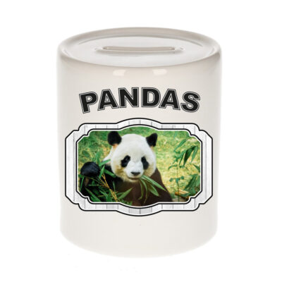 Dieren panda spaarpot - pandas/ pandaberen spaarpotten kinderen 9 cm 10250754