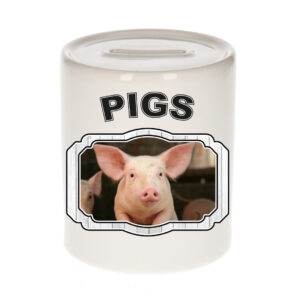 Dieren varken spaarpot - pigs/ varkens spaarpotten kinderen 9 cm 10250729