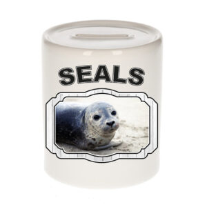 Dieren zeehond spaarpot - seals/ zeehonden spaarpotten kinderen 9 cm 10250728