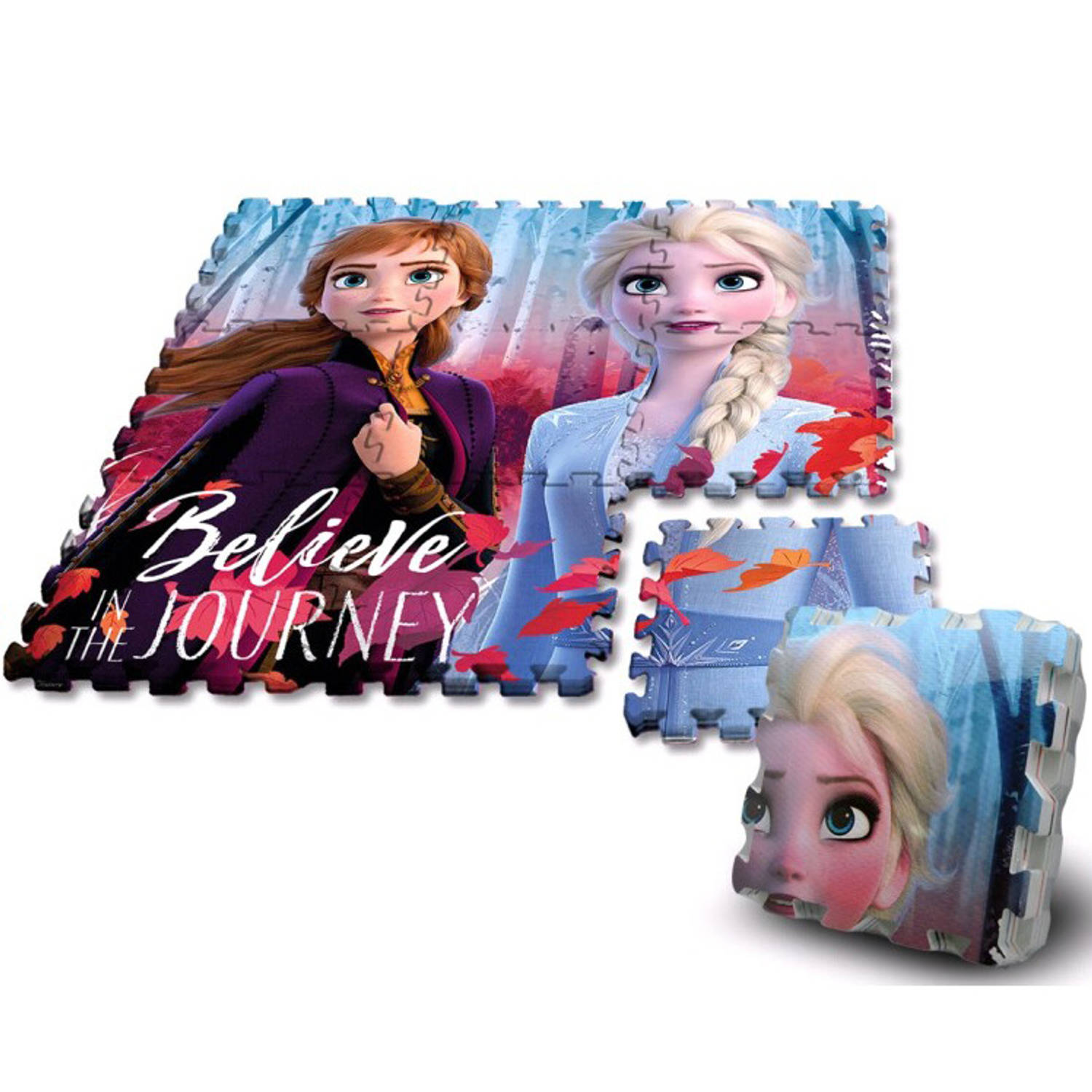 Disney Frozen 2 vloerpuzzel - 90 x 90 cm - 9 delen 4591650