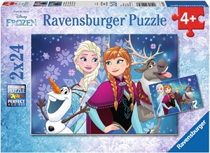 Disney Frozen Puzzel (2x24 stukjes) 27110749295