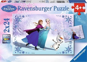 Disney Frozen Puzzel (2x24 stukjes) 27110749297