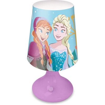 Disney Frozen tafellamp/bureaulamp/nachtlamp voor kinderen - lila - kunststof - 18 x 9 cm 10385257