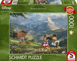 Disney - Mickey & Minnie in the Alps Puzzel (1000 stukjes) 35314851405