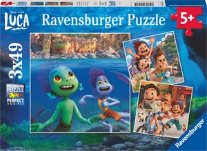 Disney Pixar Luca's Avonturen Puzzel (3x49 stukjes) 31787622151