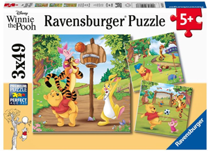 Disney Winnie the Pooh Sportdag Puzzel (3x49 stukjes) 33787450691