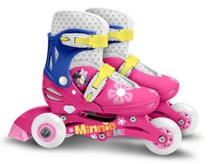 Disney inline skates Minnie Mouse hardboot wit/blauw maat 27/30 304037