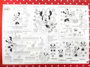 Disney kleurplaat Minnie Mouse XXL junior 70 x 100 cm papier wit (en) 424861