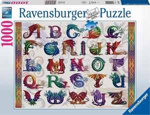 Drakenalfabet Puzzel (1000 stukjes) 28338797243