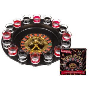 Drankspel/drinkspel shot roulette 30 cm 10204350