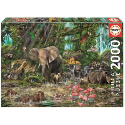 EDUCA Puzzle 2000 Pieces - African Jungle 3363037