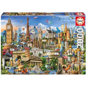 EDUCA Puzzle 2000 Symbolen van Europa 3363008