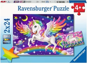 Eenhoorn En Pegasus Puzzel (2 x 24 stukjes) 35137339001