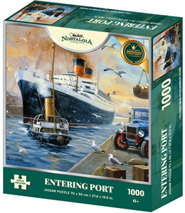 Entering Port - Nostalgia Puzzel (1000 stukjes) 33964606387