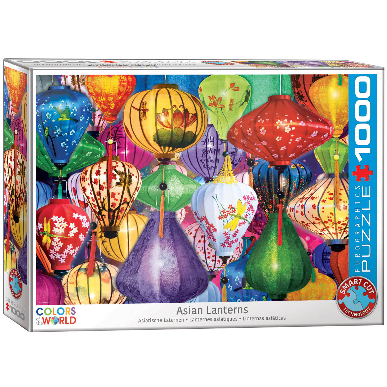 Eurographics puzzel Asian Lanterns - 1000 stukjes 3985977