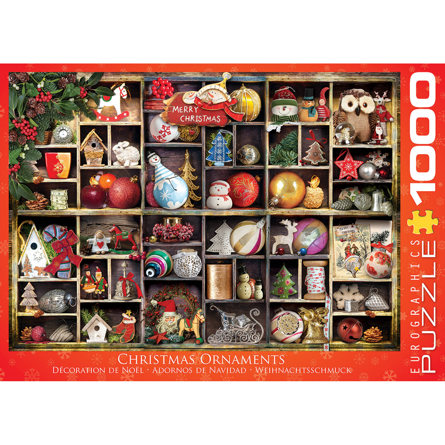 Eurographics puzzel Christmas Ornaments - 1000 stukjes 3985965