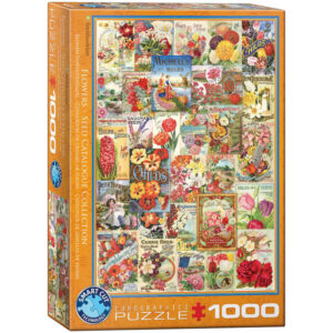 Eurographics puzzel Flower Seed Catalog Covers - 1000 stukjes 3985969