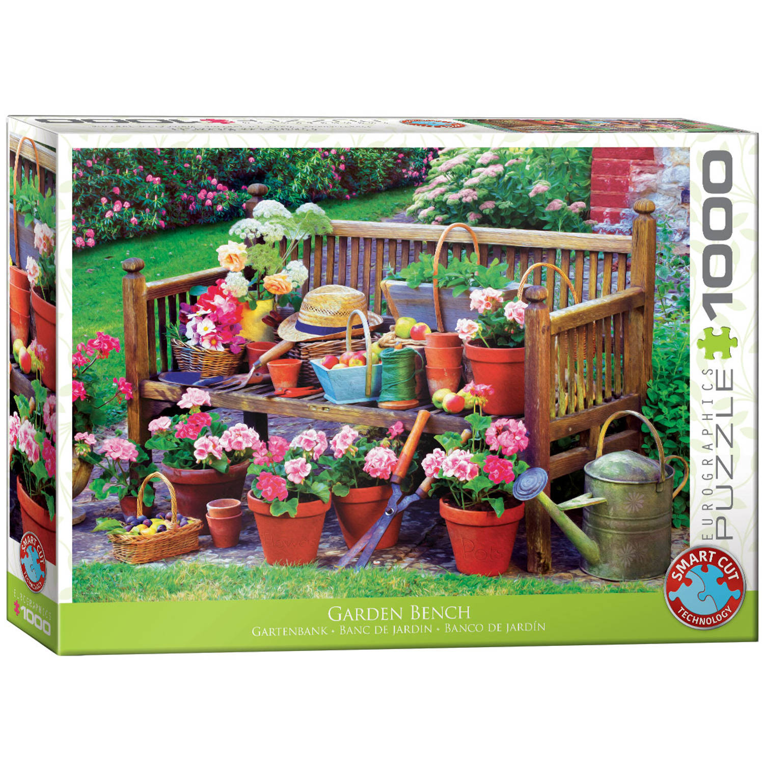 Eurographics puzzel Garden Bench - 1000 stukjes 3985975