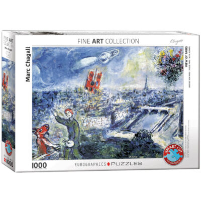 Eurographics puzzel Le Bouquet de Paris - Marc Chagall - 1000 stukjes 3986060