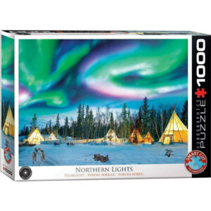 Eurographics puzzel Northern Lights - Yellowknife - 1000 stukjes 3986153