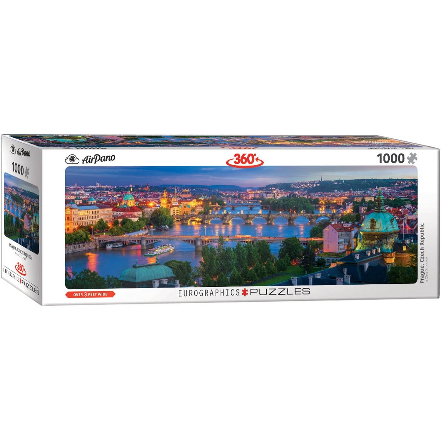 Eurographics puzzel Prague Czech Republic Panorama - 1000 stukjes 3985849