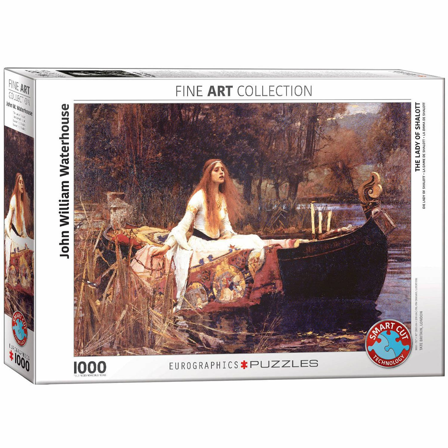 Eurographics puzzel The Lady of Shalott - 1000 stukjes 3985868