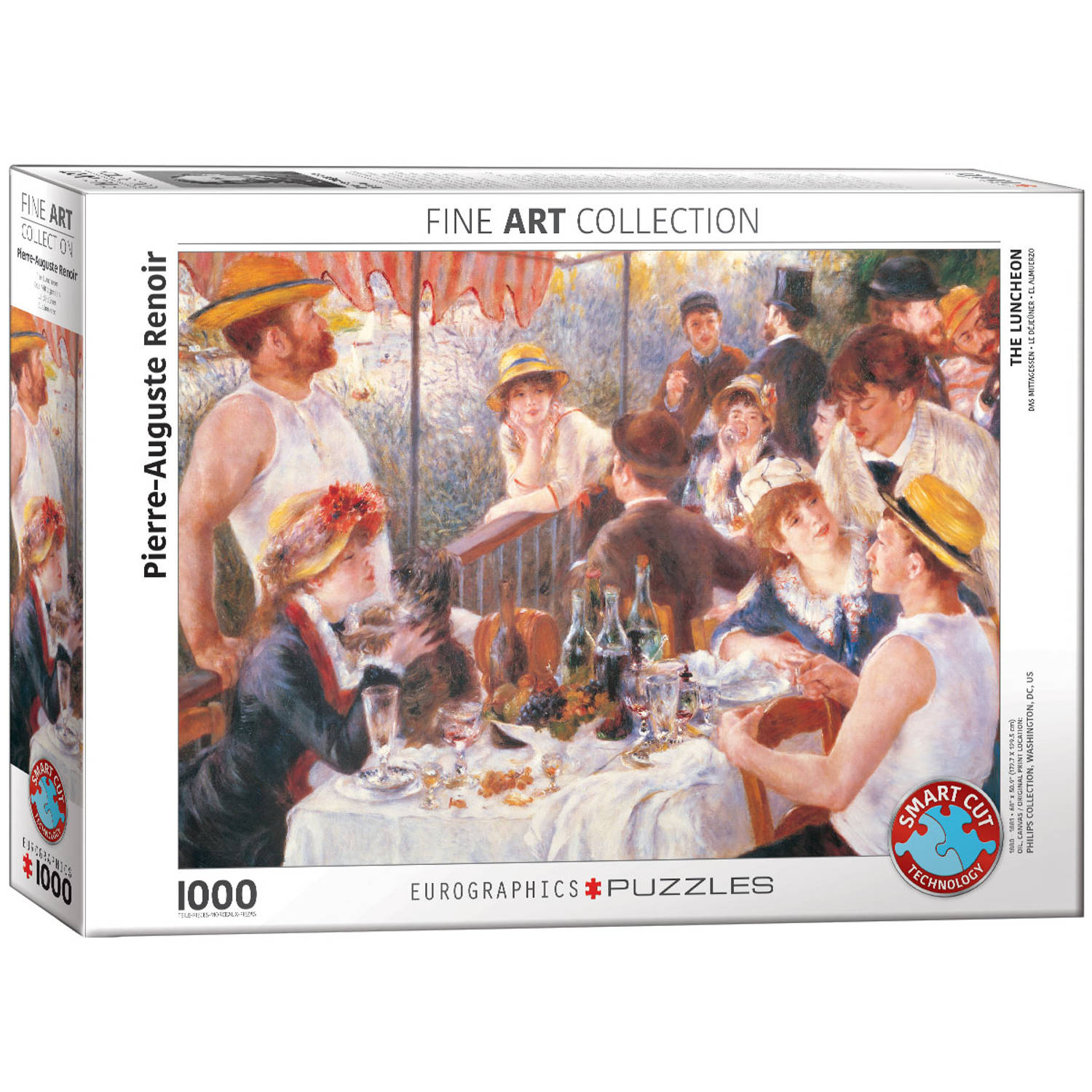 Eurographics puzzel The Luncheon - Renoir - 1000 stukjes 3985869