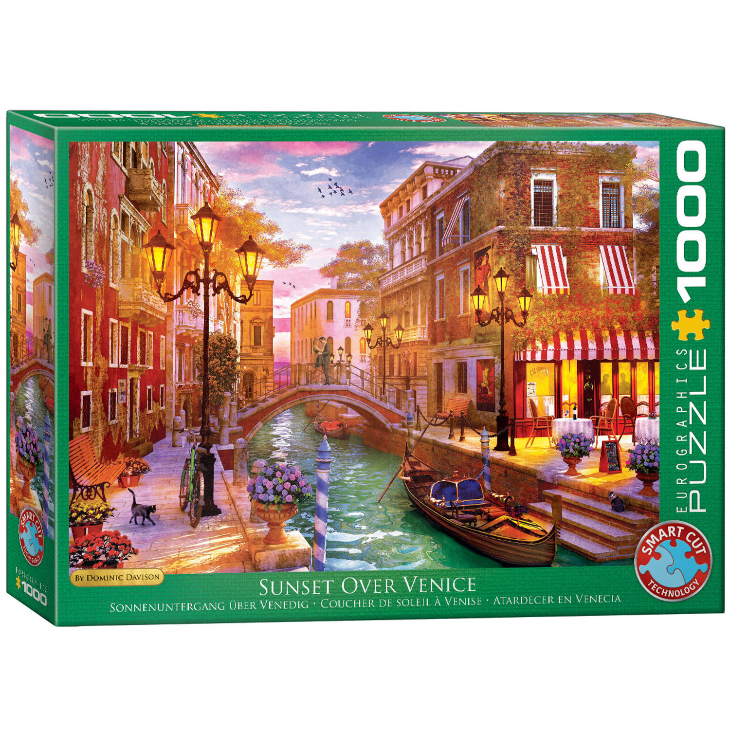 Eurographics puzzel Venetian Romance - 1000 stukjes 3986073