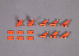 FMS - 90Mm Super Scorpion Control Horns Orange (FMSRA111O) 61437