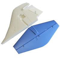 FMS - F104 Starfighter Tail Wing (Blue) (FS-FF103B) 61923