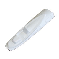 FMS - Mini F16 Foam Canopy W/Magnets (White) (FS-FB306W) 61897