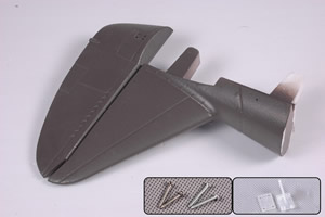 FMS - P47 Thunderbolt (1.4M) Rudder - Green (FS-FK103G) 61942