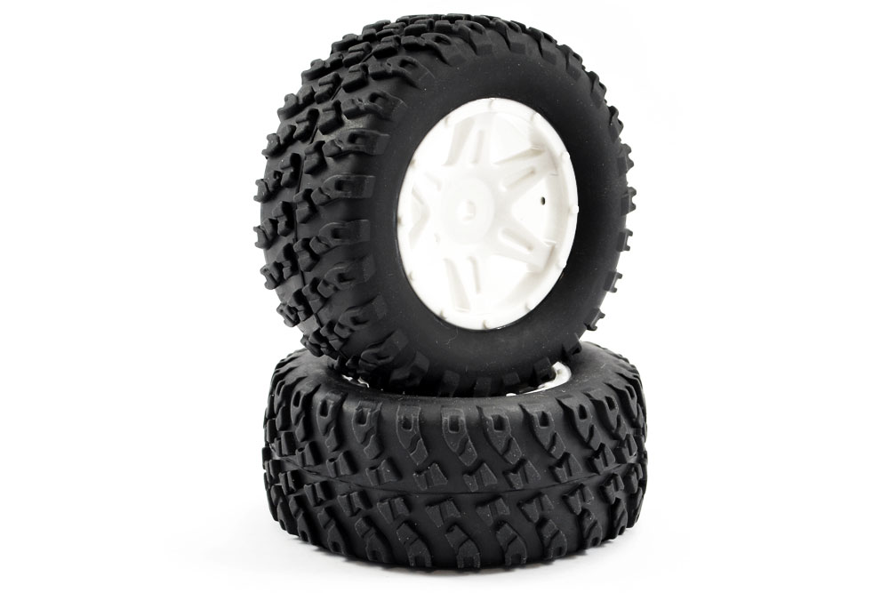 FTX - Comet Desert Buggy/SC Rear Mounted Tyre & Wheel White (FTX9065W) 34250