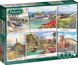 Falcon - Welcome to Wales Puzzel (1000 stukjes) 30654125377