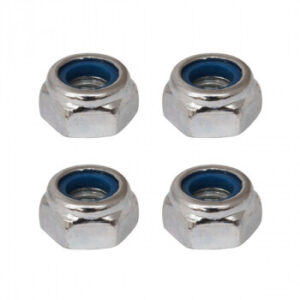 Fastrax M3 Silver Nyloc Nuts (FASTM3) 33271