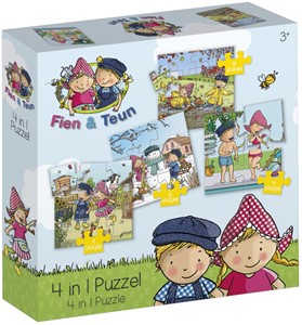 Fien & Teun - 4 In 1 Puzzel 37420044421