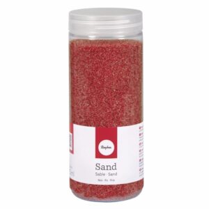 Fijn decoratie zand rood 475 ml 10073963