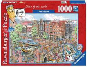 Fleroux - Amsterdam Puzzel (1000 stukjes) 26849897997