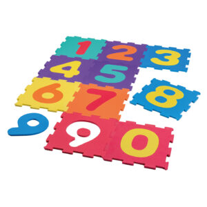 Foam puzzelmat/puzzeltegels/vloerpuzzel cijfers 0 t/m 9 educatief speelgoed 10211244