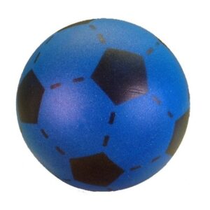 Foam soft voetbal blauw 20 cm 10136207