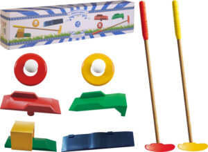 Free and Easy Golfspel 10 delig FSC Hout multicolour 1032847