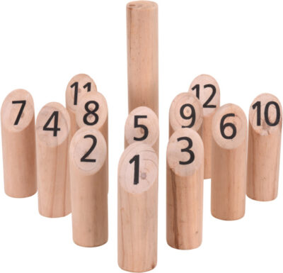 Free and Easy Kubb Spel 13 delig FSC Hout 1032612