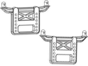 Front & rear body mounts 7522